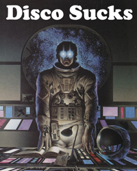 Disco Sucks Robot poster